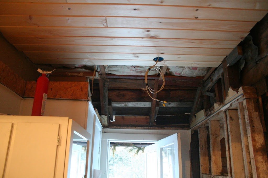 one spot left to the cottage ceiling