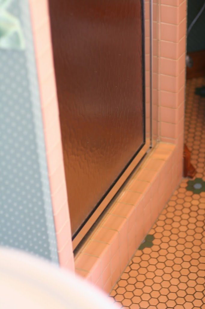 Save the pink tile bathroom remodel