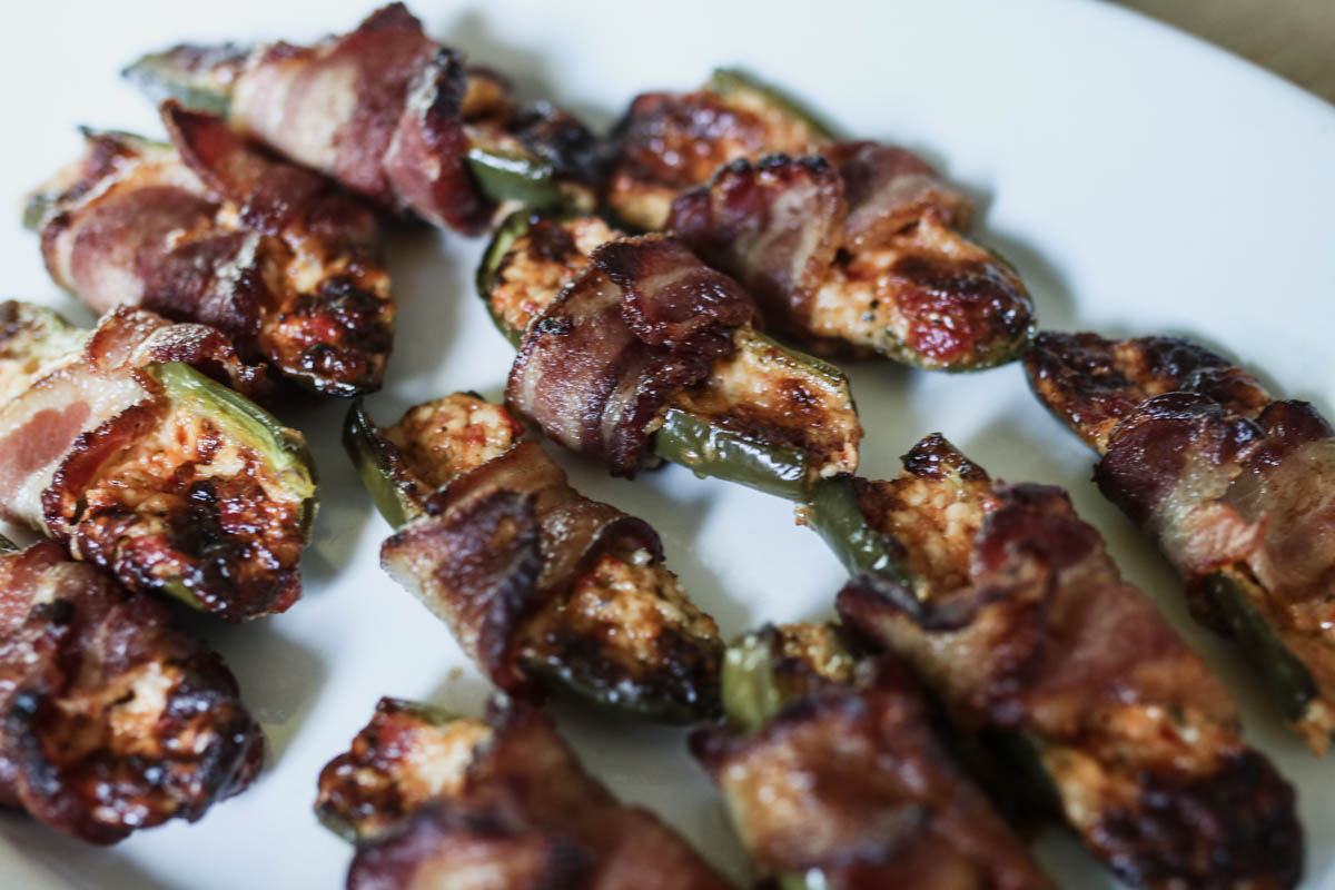 bacon wrapped pimento cheese jalapeno poppers