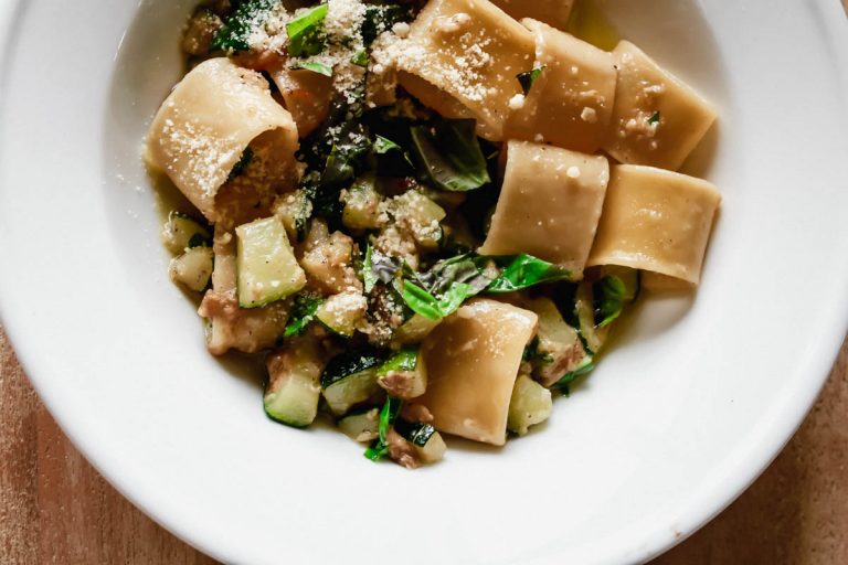 Simple Garden Zucchini Pasta Recipe Abigail Albers