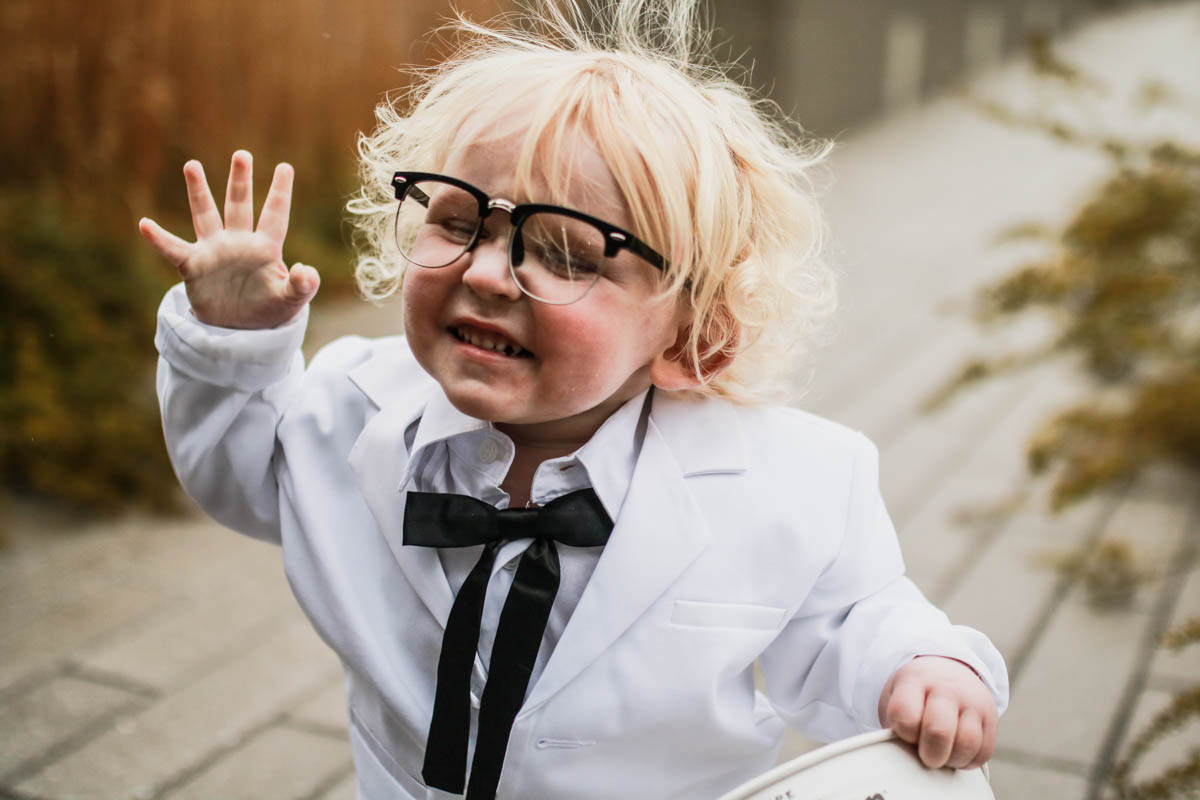 Creative Toddler Costume Toddler as Colonel Sanders from Kentucky Fried Chicken 