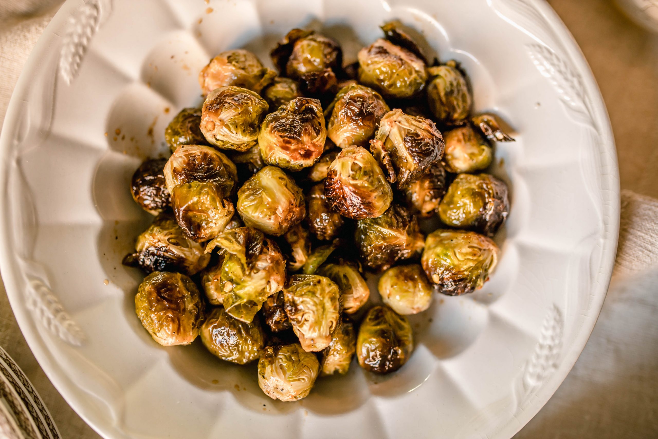 Honey Roasted Spicy Sprouts 