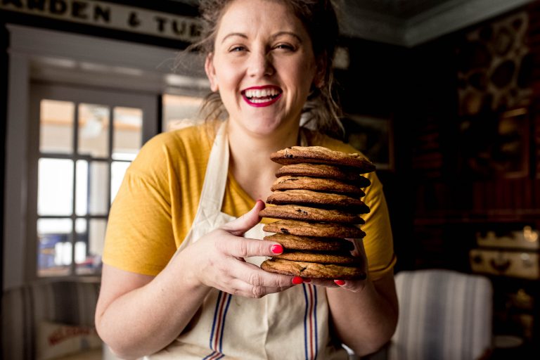 Brown Butter Chocolate Chip Cookies - Abigail Albers