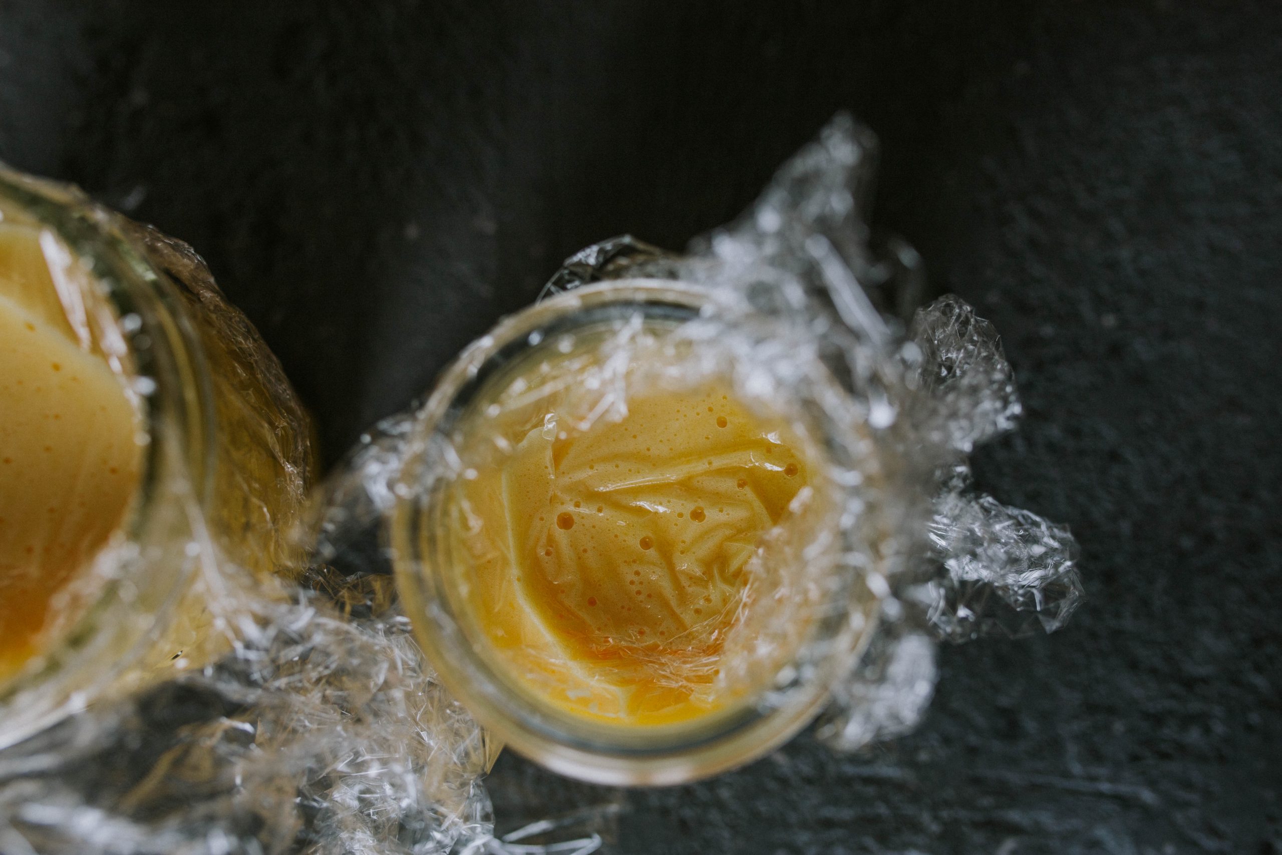 wrap the lemon curd with plastic wrap to prevent film from forming 