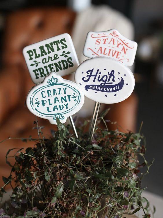 Plant Markers for Mothers Day 