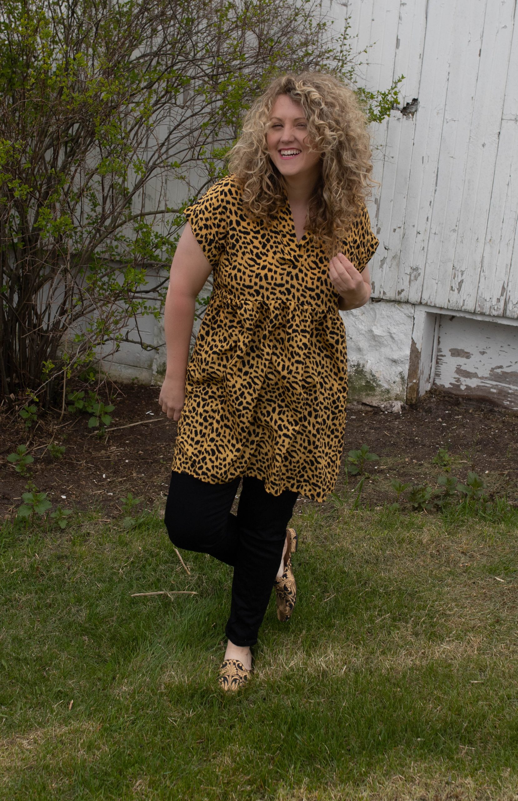 The Found Cottage Leopard Print Tunic 