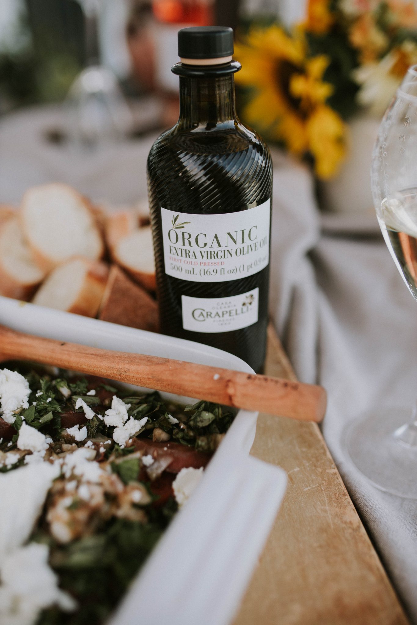 Marinated Tomatoes with Goat Cheese Abigail Albers