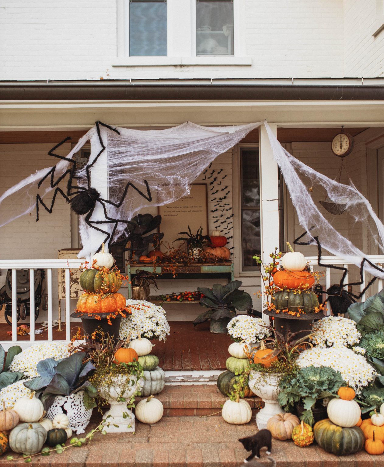 Spooky Fall Front Porch - Abigail Albers spooky halloween