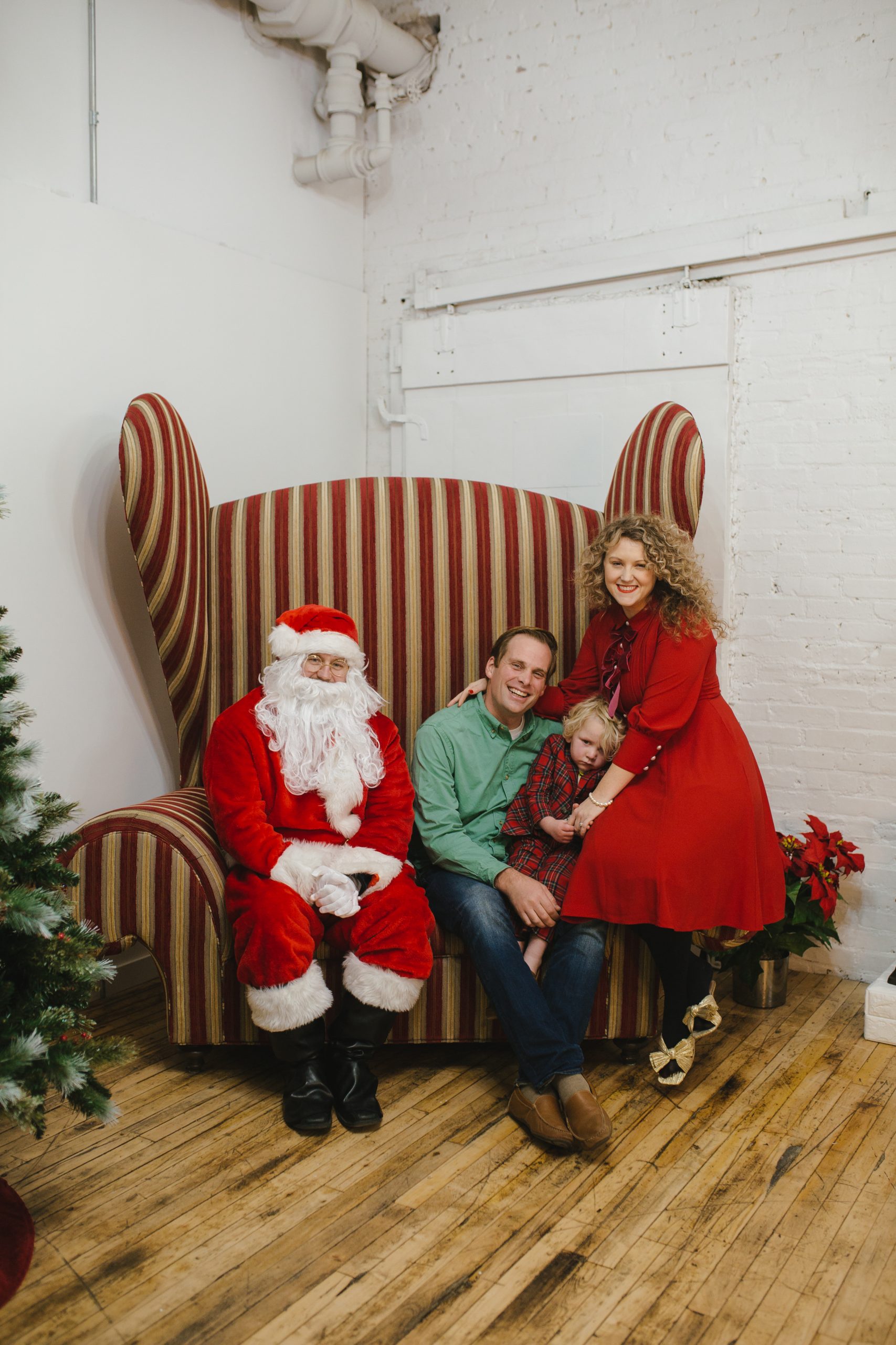 Photos with Santa went different than expected but we did it!