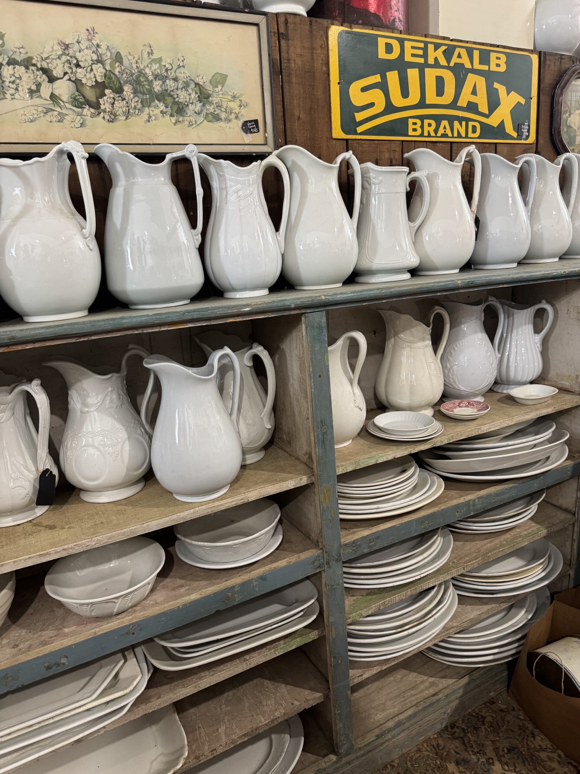 Funky Junque Antiques Round Top Ironstone